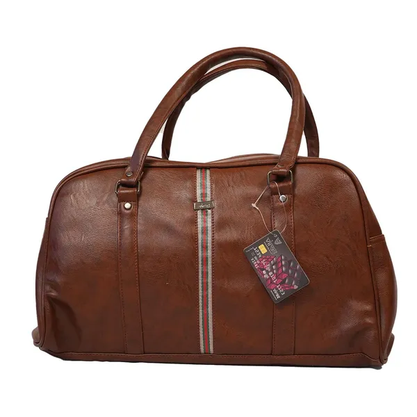 Luna_Tan_Duffle_Bag_Stylish_Durable_Pu_Leather_Travel_Bag_For_Men_Women_Spacious_Carry_Bag_For_Gym_Weekend_Trips_Sports_And_Daily_Use