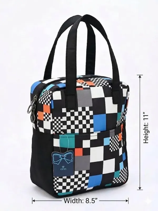 Insulated_Lunch_Bag_For_Men_Women_9_25_Litres_Large_Capacity_1000d_Fabric_Bounded_Satin_Fabric_Water_Resistant_Leakproof_Durable_Lunch_Carrier_With_Double_Handles_Multicolor