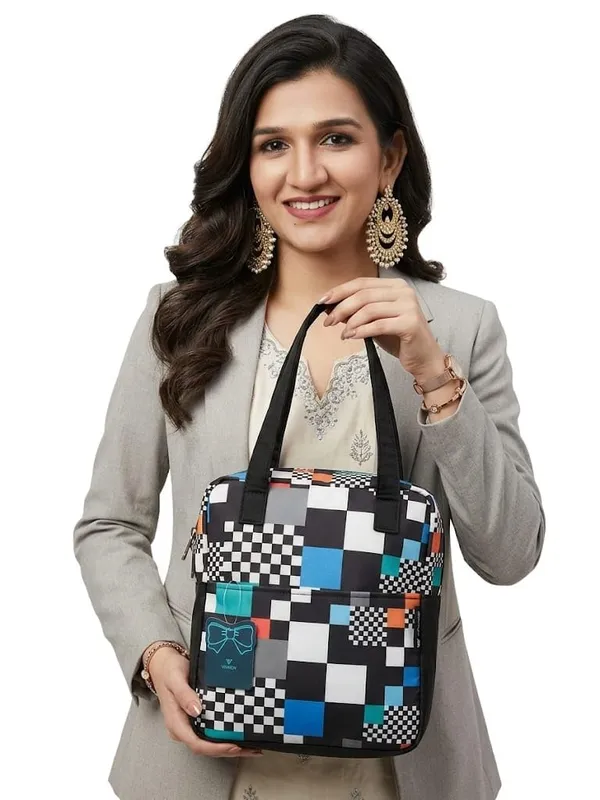 Insulated_Lunch_Bag_For_Men_Women_9_25_Litres_Large_Capacity_1000d_Fabric_Bounded_Satin_Fabric_Water_Resistant_Leakproof_Durable_Lunch_Carrier_With_Double_Handles_Multicolor