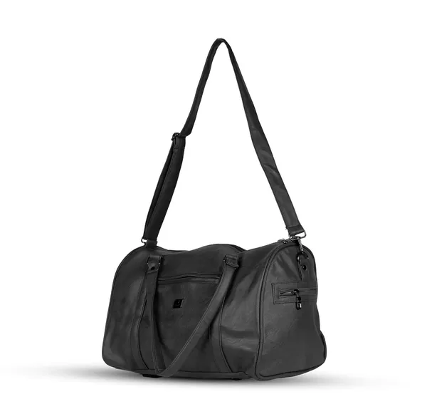 Travel_Duffle_Bag_For_Men_Women_30l_Rexine_Material_Lightweight_Waterproof_Carry_Bag_With_4_Compartments_Gym_Bag_Weekender_Bag_Cabin_Luggage_Overnight_Travel_Bag_Black