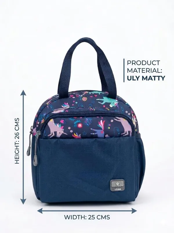 App_Insulated_Lunch_Bag_For_Men_Women_8_1_Litre_Tiffin_Carry_Bag_Uly_Matty_Fabric_2_Compartments_25_X_26_X_5_Inches_Durable_Reusable_Lunch_Bag_For_Office_School_College_Travel_Picnic