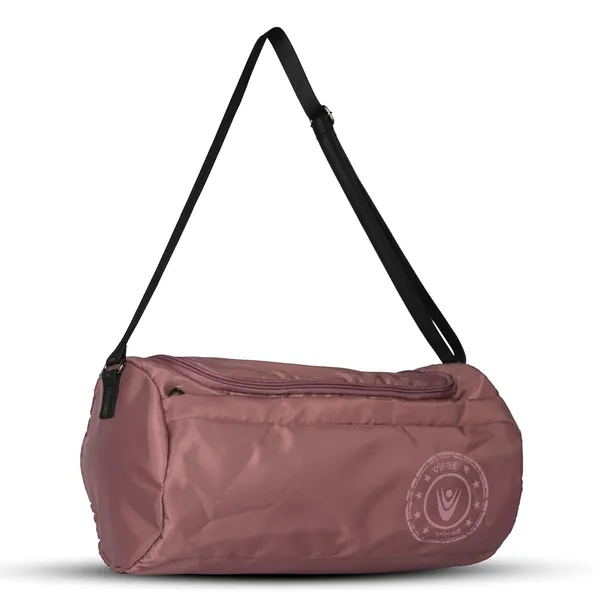 Fly_Air_Gym_Bag_17_2l_Waterproof_Sports_Duffel_Bag_With_2_Compartments_Durable_Bounded_Satin_Material_40_X_20_5_X_22_Cm_Travel_Fitness_Bag_For_Gym_Sports_Daily_Use_Pink