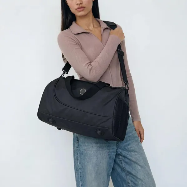 Nagada_Gym_Bag_22_7l_Waterproof_Sports_Duffel_Bag_With_2_Compartments_Durable_Jaquard_Uly_Material_43_X_23_X_22_Cm_Travel_Fitness_Bag_For_Gym_Sports_Daily_Use_Black