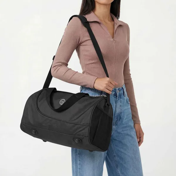 Nagada_Gym_Bag_22_7l_Waterproof_Sports_Duffel_Bag_With_2_Compartments_Durable_Jaquard_Uly_Material_43_X_23_X_22_Cm_Travel_Fitness_Bag_For_Gym_Sports_Daily_Use_Grey