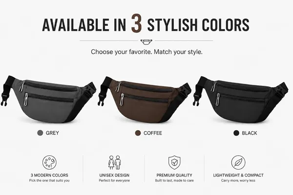 Belto_Waist_Bag_For_Men_Women_2_1l_Fanny_Pack_Travel_Pouch_Water_Resistant_Waist_Pack_With_2_Compartments_Adjustable_Belt_For_Running_Travel_Hiking_Daily_Use_Grey