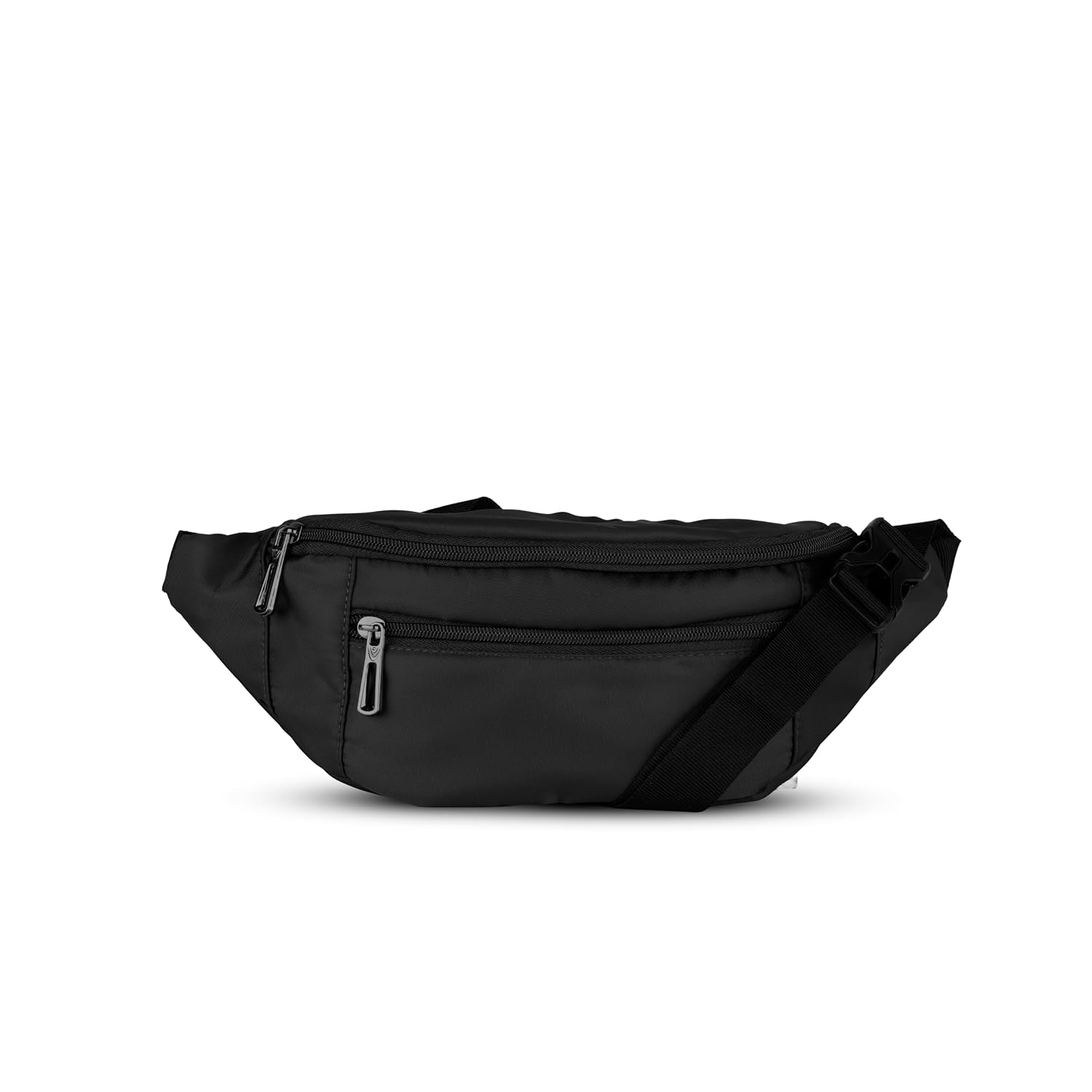 Belto_Waist_Bag_For_Men_Women_2_1l_Water_Resistant_Waist_Pack_With_2_Zippered_Compartments_Adjustable_Strap_Multipurpose_Fanny_Pack_For_Travel_Hiking_Cycling_Running_Daily_Use_Black