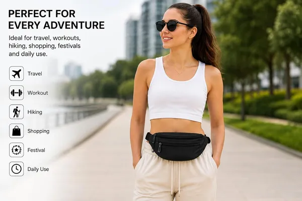 Belto_Waist_Bag_For_Men_Women_2_1l_Water_Resistant_Waist_Pack_With_2_Zippered_Compartments_Adjustable_Strap_Multipurpose_Fanny_Pack_For_Travel_Hiking_Cycling_Running_Daily_Use_Black