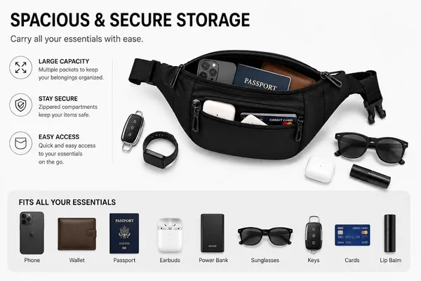 Belto_Waist_Bag_For_Men_Women_2_1l_Water_Resistant_Waist_Pack_With_2_Zippered_Compartments_Adjustable_Strap_Multipurpose_Fanny_Pack_For_Travel_Hiking_Cycling_Running_Daily_Use_Coffee