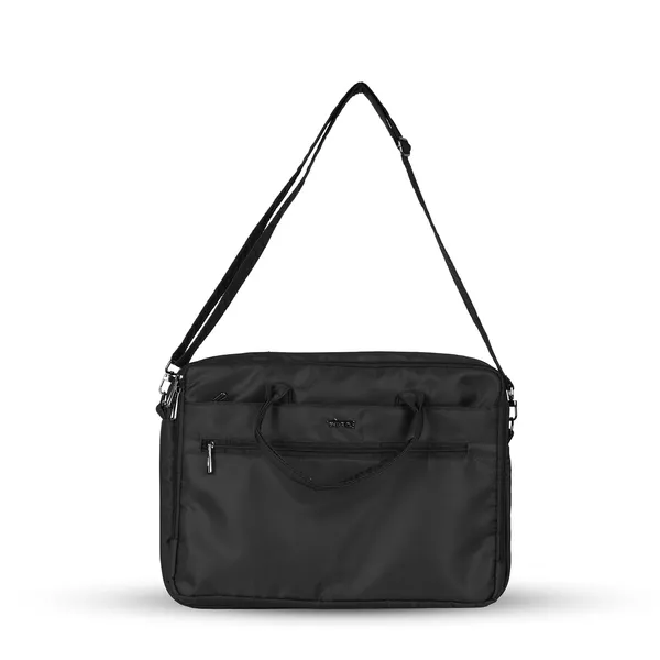 Poker_Laptop_Office_Bag_For_Men_Women_Waterproof_9_7l_Briefcase_15_6_Inch_Laptop_Compartment_5_Compartments_Satin_Fabric_Black_Brown_Formal_Business_Messenger_Bag