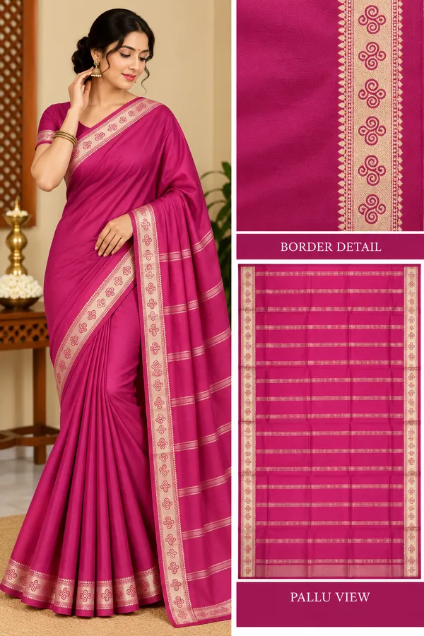 Magenta_Semi_Crepe_Traditional_Saree_For_Women