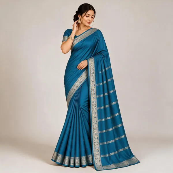 Blue_Semi_Crepe_Woven_Saree_For_Women