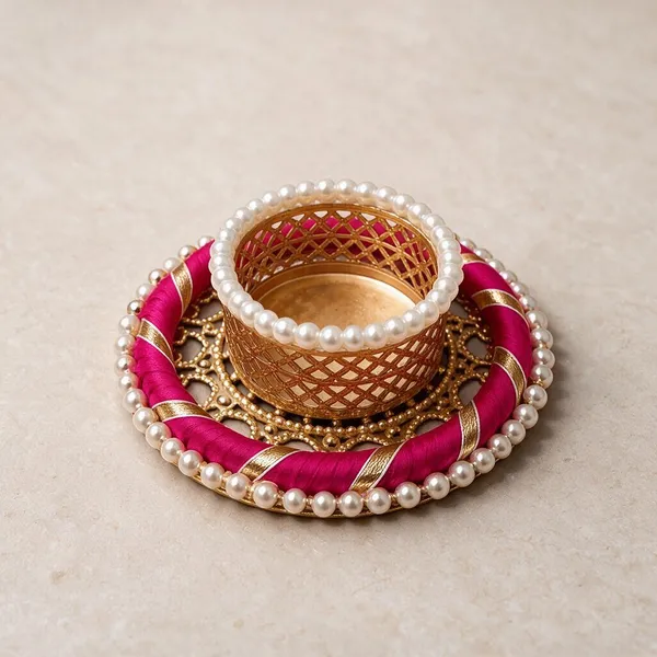 Metal_Base_With_Red_Ring_Candle_Holder_Pack_Of_4