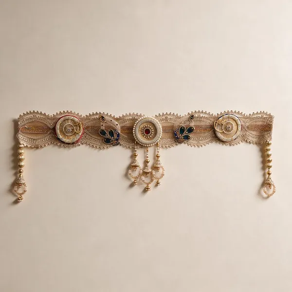 Jute_Toran_With_Glitter_Zari_Lace_Dwar_Toran