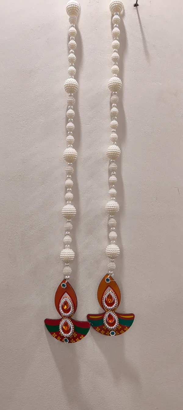 Pearl_Beads_With_Mdf_Diya_Side_Hanging