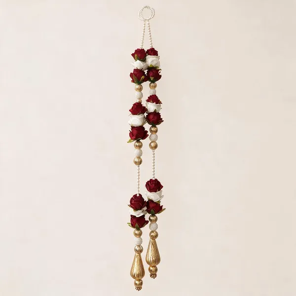 Artificial_Flower_With_Pearl_Beads_Door_Side_Hanings