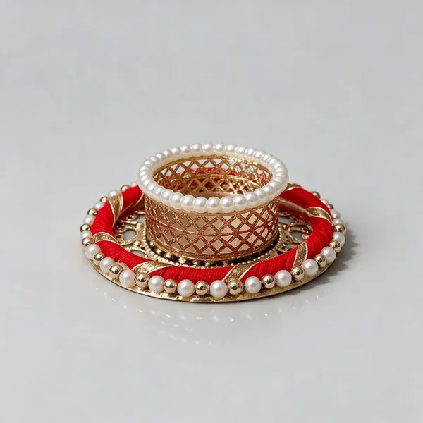 Metal_Base_With_Red_Ring_Candle_Holder_Pack_Of_4