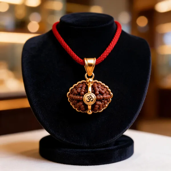Brown_Rudraksha_3_Mukhi_Pendant_For_Unisex