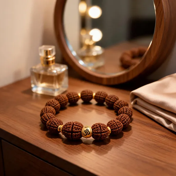 4_Mukhi_Rudraksha_Beaded_Bracelet
