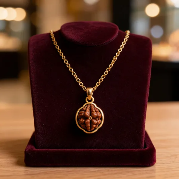 Three_Mukhi_Rudraksha_Pendant_Necklace