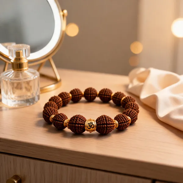 Brown_Rudraksha_Beaded_Bracelet_For_Devotees