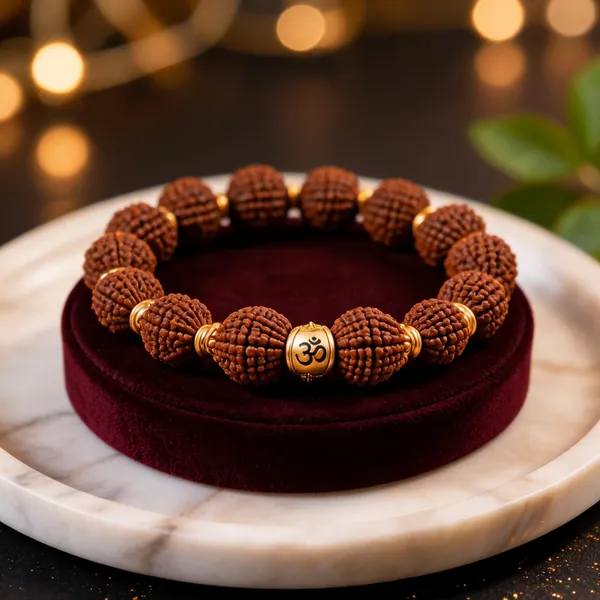 Brown_Rudraksha_Beaded_Bracelet_For_Devotees