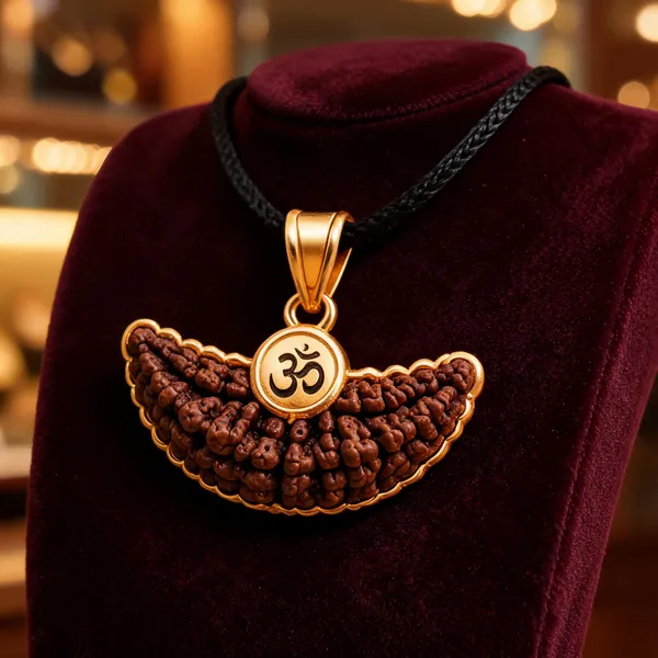 Brown_Rudraksha_Om_Pendant_For_Unisex