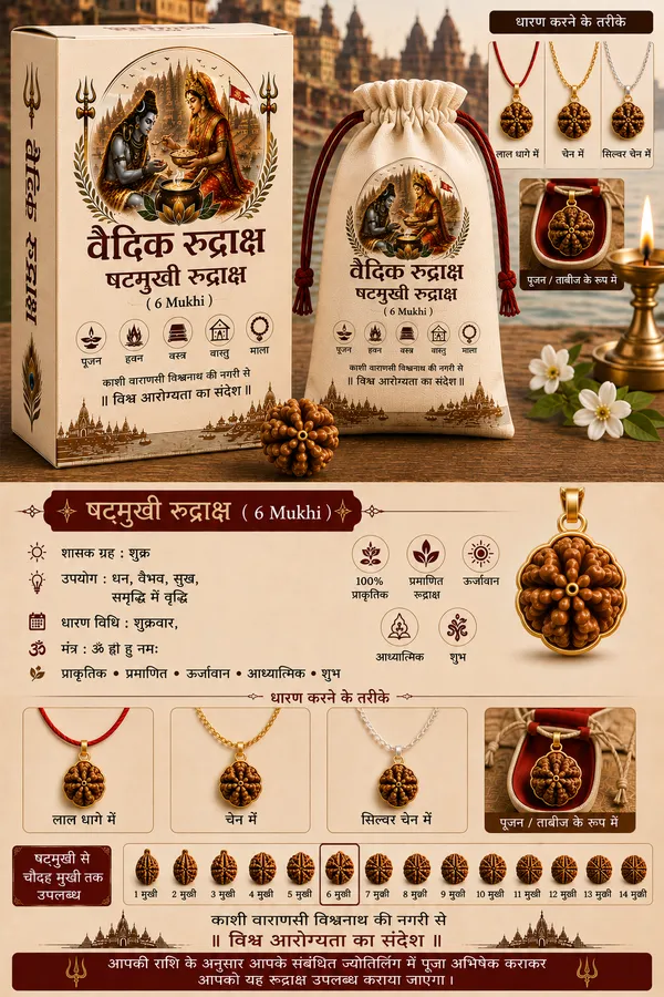 Six_Mukhi_Rudraksha_Pendant_With_Gold_Tone_Casing