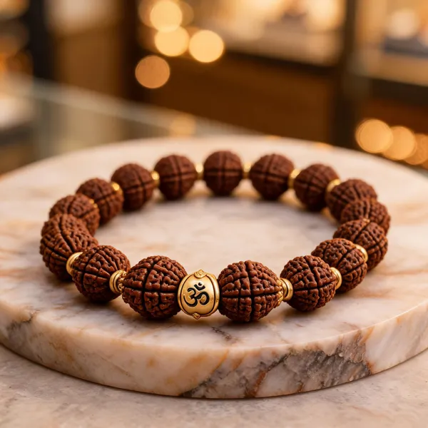 Brown_6_Mukhi_Rudraksha_Beaded_Bracelet_For_Unisex