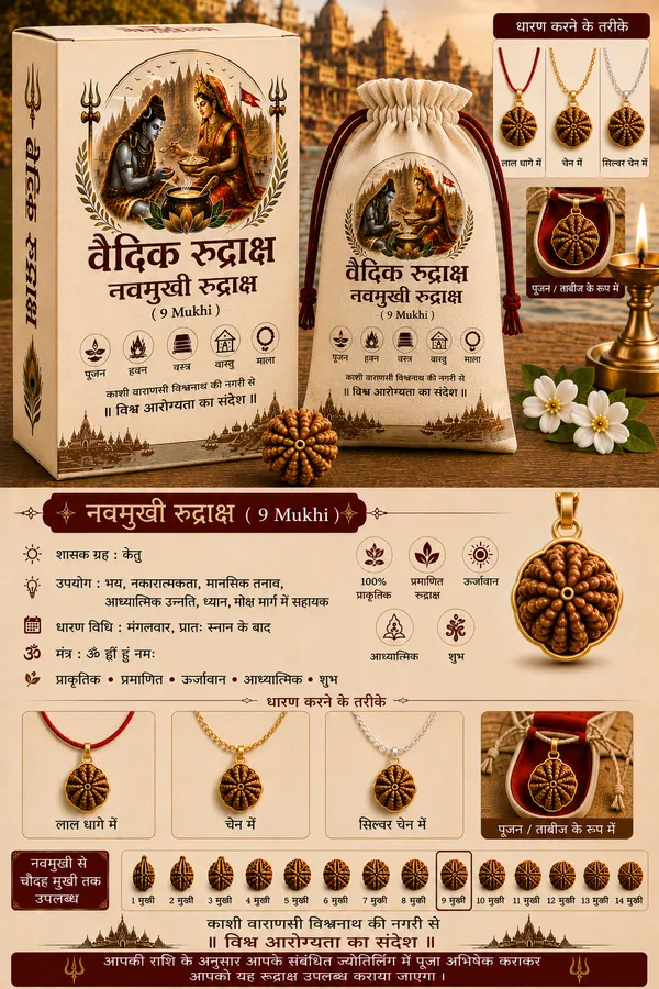 9_Mukhi_Rudraksha_Pendant