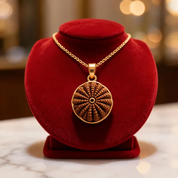 Brown_Rudraksha_14_Mukhi_Pendant_Necklace_For_Adults