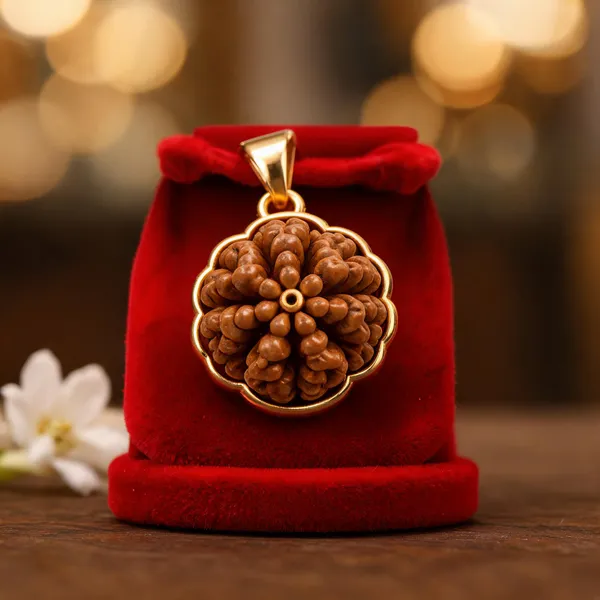 Six_Mukhi_Rudraksha_Pendant_With_Gold_Tone_Casing