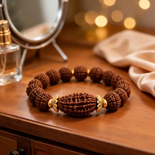 Brown_Rudraksha_Beaded_Bracelet_For_Devotees
