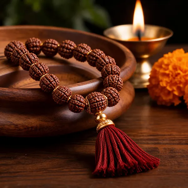 14_Mukhi_Rudraksha_Mala_With_Tassel