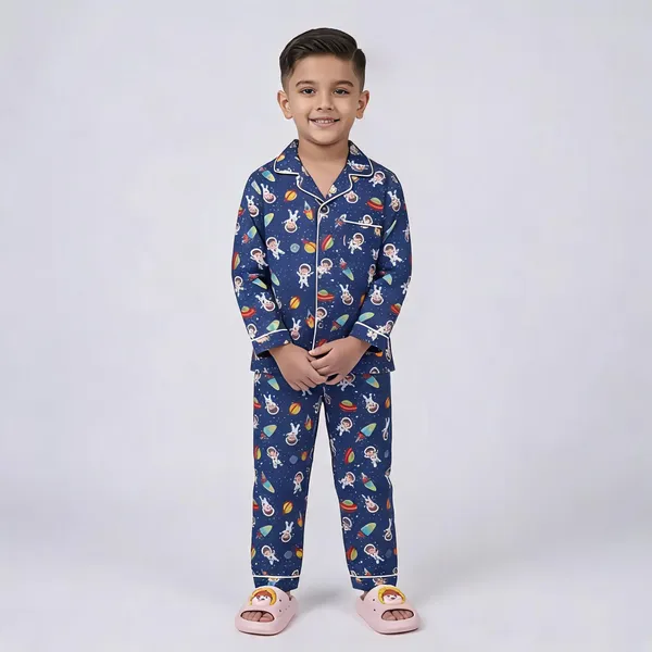Dark_Blue_Cotton_Printed_Nightwear_For_Boys
