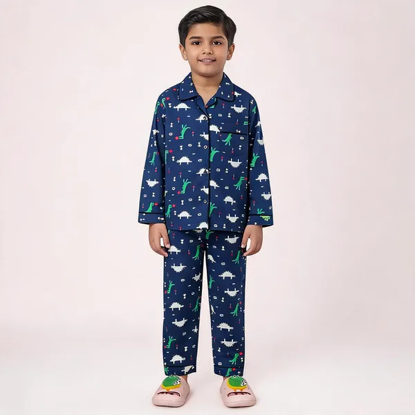 Dark_Blue_Cotton_Printed_Nightwear_For_Boys
