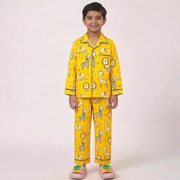 Yellow_Cotton_Printed_Nightwear_For_Boys