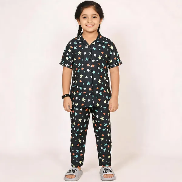 Black_Cotton_Printed_Nightwear_For_Girls