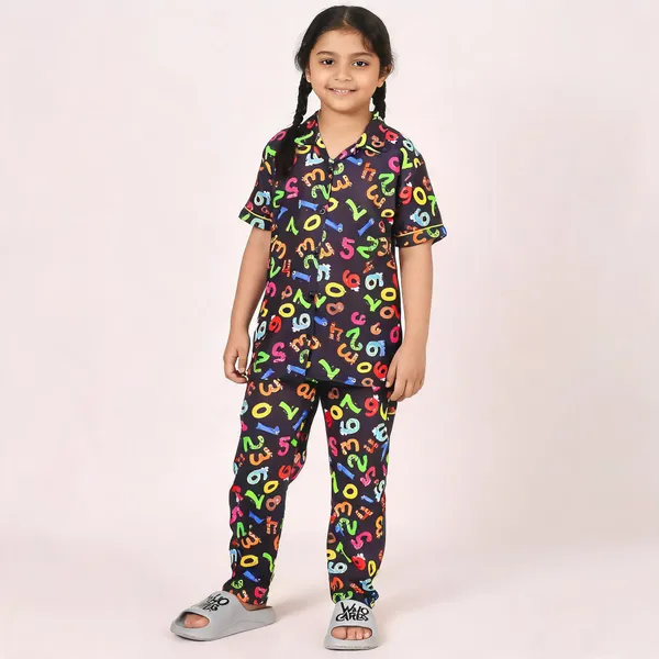 Multicolor_Cotton_Printed_Nightwear_For_Girls