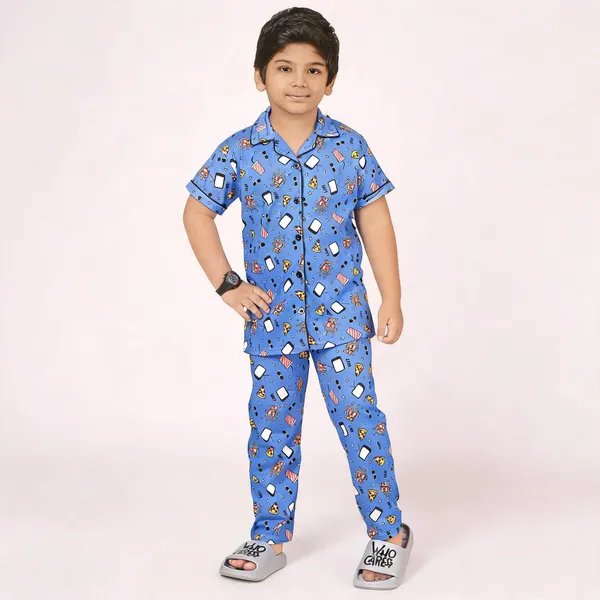 Blue_Cotton_Printed_Nightwear_For_Boys