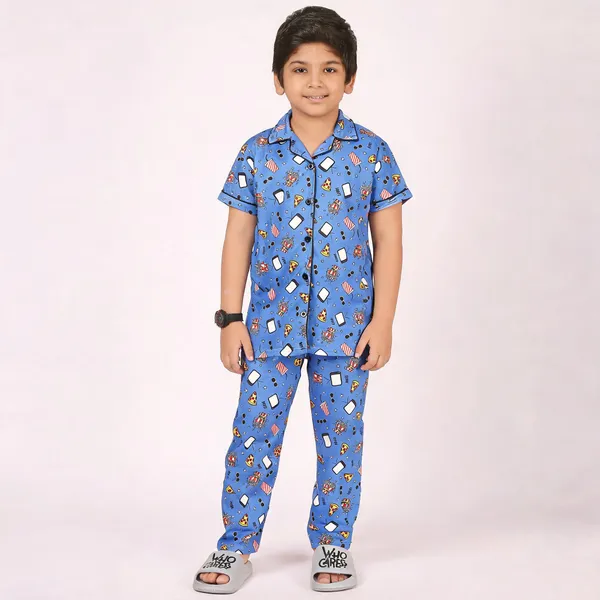 Blue_Cotton_Printed_Nightwear_For_Boys