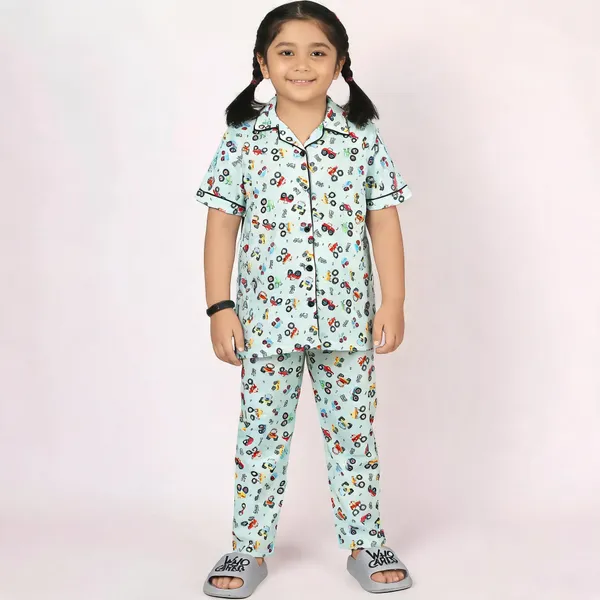 Light_Green_Cotton_Printed_Nightwear_For_Girls