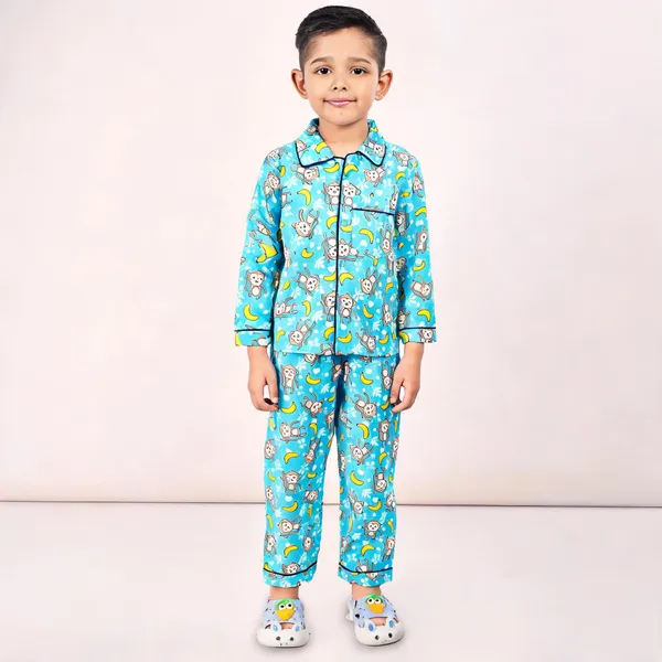 Light_Blue_Cotton_Printed_Nightwear_For_Boys