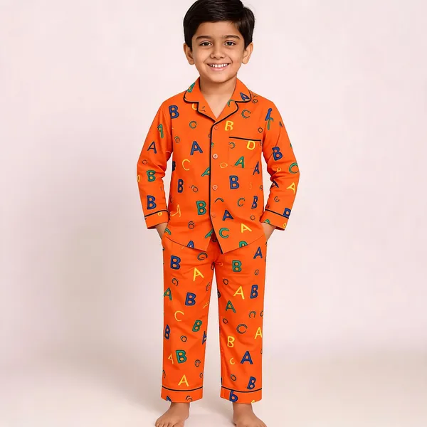 Orange_Cotton_Printed_Nightwear_For_Boys