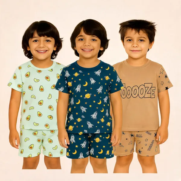 Multicolor_Cotton_Printed_Nightwear_For_Boys_Pack_Of_3