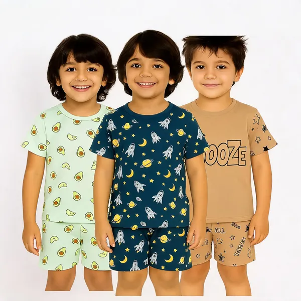 Multicolor_Cotton_Printed_Nightwear_For_Boys_Pack_Of_3