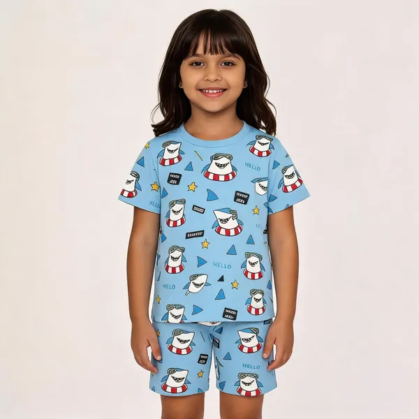 Blue_Cotton_Printed_Nightwear_For_Girls_Pack_Of_2