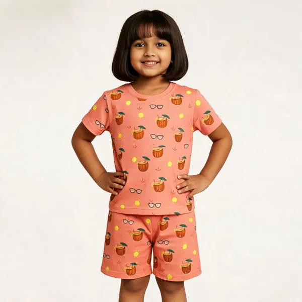Orange_Cotton_Printed_Nightwear_For_Girls_Pack_Of_2