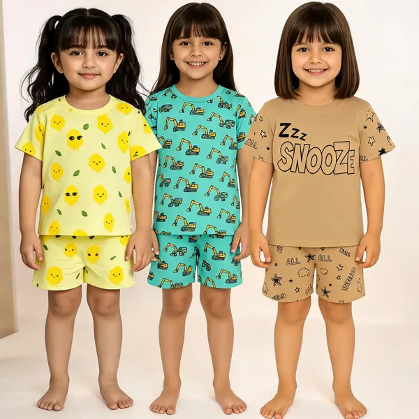 Multicolor_Cotton_Printed_Nightwear_For_Girls_Pack_Of_3