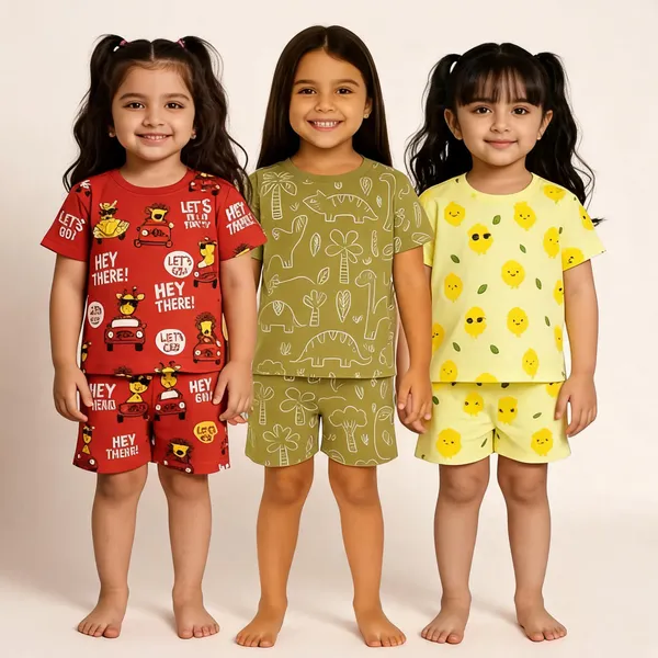 Multicolor_Cotton_Printed_Nightwear_For_Girls_Pack_Of_3