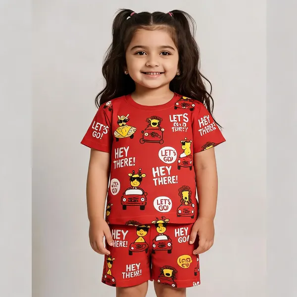 Red_Cotton_Relaxed_Fit_Printed_Nightwear_For_Girls_Pack_Of_2
